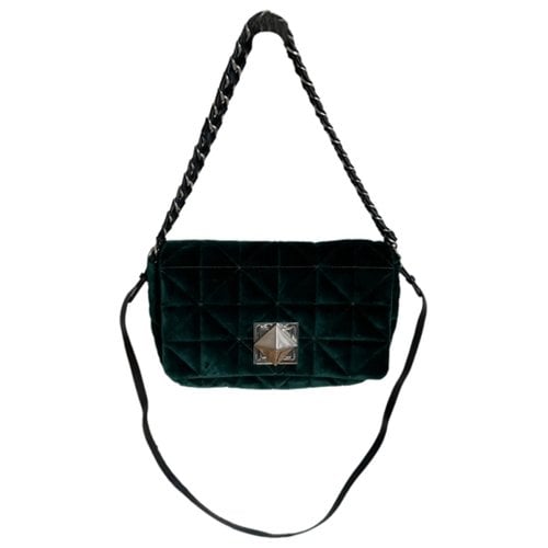 Pre-owned Sonia Rykiel Velvet Handbag In Green