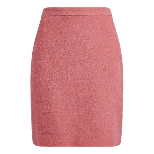 Pre-owned Gucci Wool Mini Skirt In Pink
