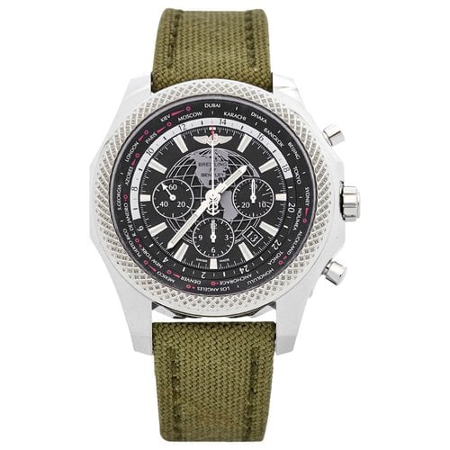 Pre-owned Breitling Watch In Green