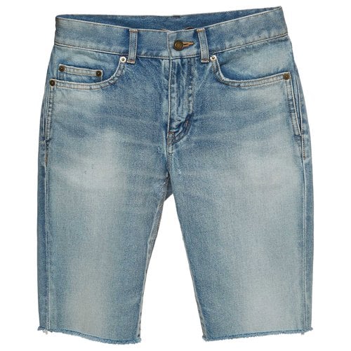 Pre-owned Saint Laurent Shorts In Blue