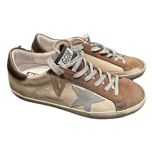 Pre-owned Golden Goose Superstar Trainers In Multicolour