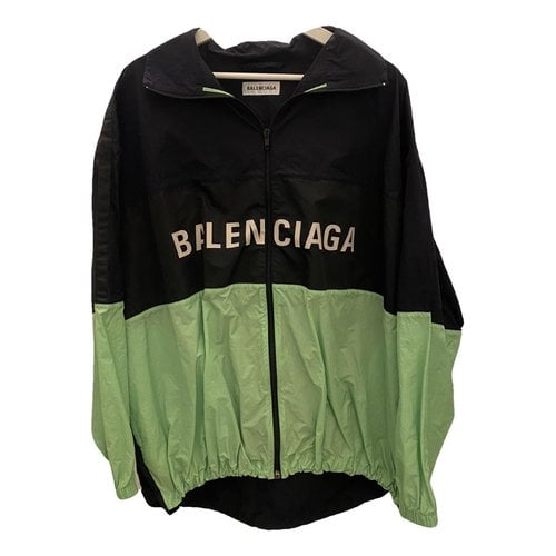 Pre-owned Balenciaga Tracksuit Jacket In Green