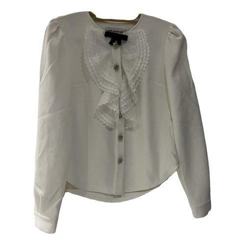 Pre-owned Self-portrait Blouse In White
