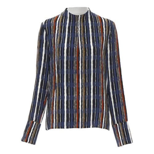 Pre-owned Marni Silk Blouse In Blue