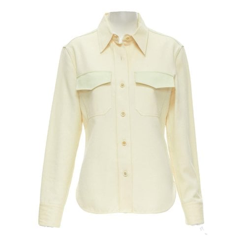 Pre-owned Calvin Klein Blouse In Yellow