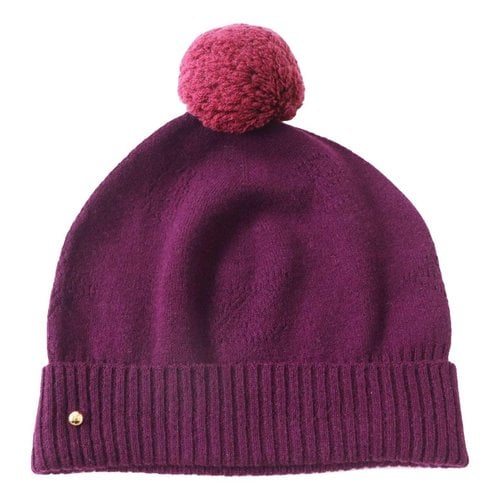 Pre-owned Louis Vuitton Wool Hat In Purple