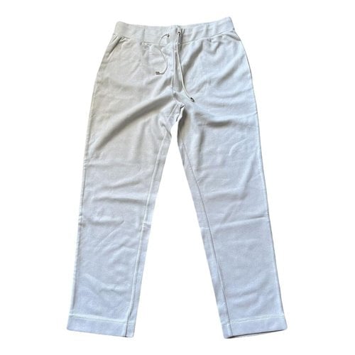 Pre-owned Ted Baker Trousers In White