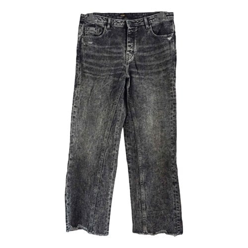 Pre-owned Maje Jeans In Grey