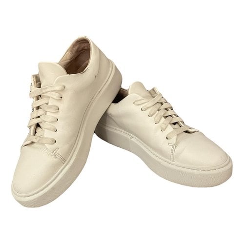 Pre-owned Copenhagen Studios Leather Trainers In White