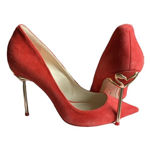 Pre-owned Sophia Webster Heels In Red