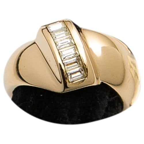 Pre-owned Pierre Cardin Ring In Yellow