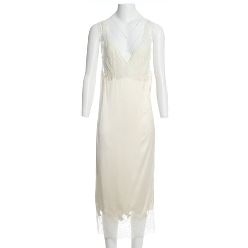 Pre-owned Givenchy Mid-length Dress In Ecru