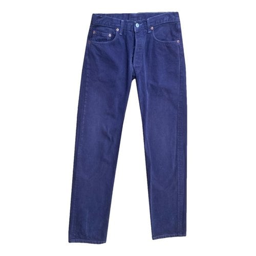 Pre-owned Levi's 501 Straight Jeans In Purple