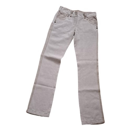 Pre-owned Max & Co Trousers In Beige