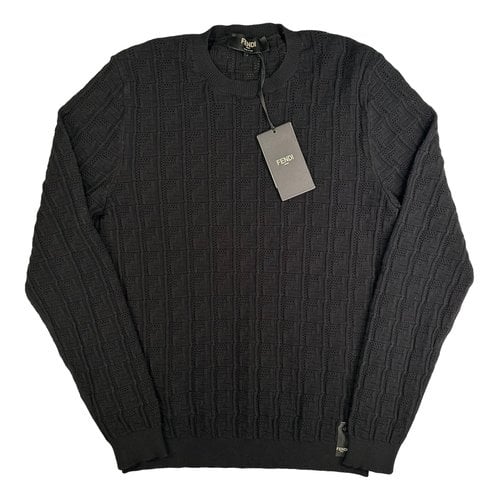 Pre-owned Fendi Sweatshirt In Black