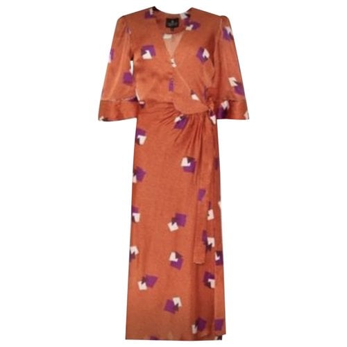 Pre-owned Annie P Mid-length Dress In Orange