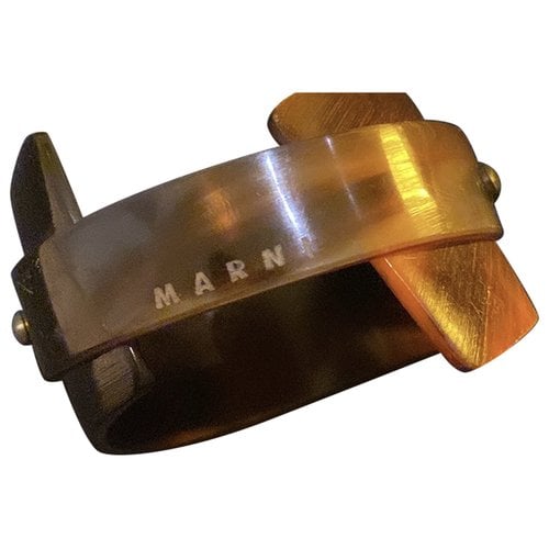 Pre-owned Marni Bracelet In Brown