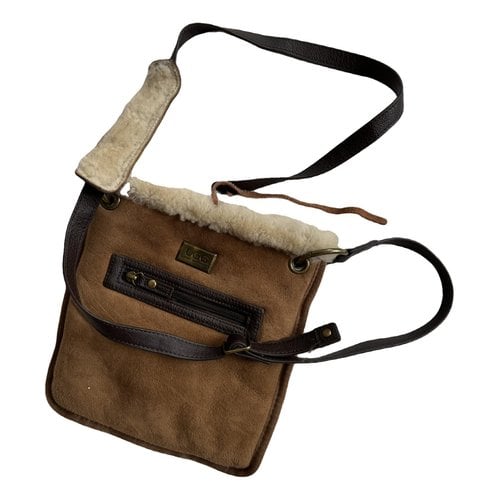 Pre-owned Ugg Leather Crossbody Bag In Brown
