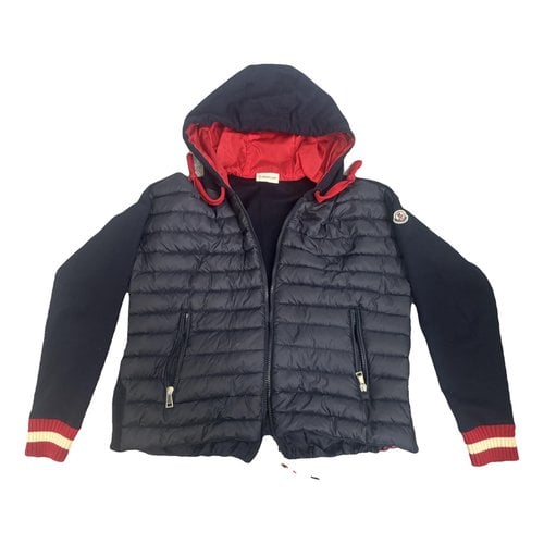 Pre-owned Moncler Cardi Coat In Navy