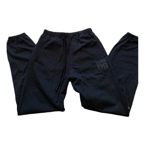 Pre-owned Alexander Wang Trousers In Black