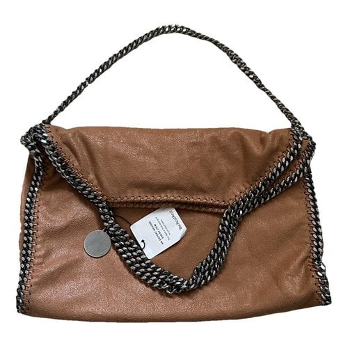 Pre-owned Stella Mccartney Falabella Cloth Handbag In Brown