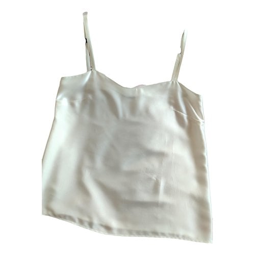 Pre-owned Cacharel Silk Camisole In White