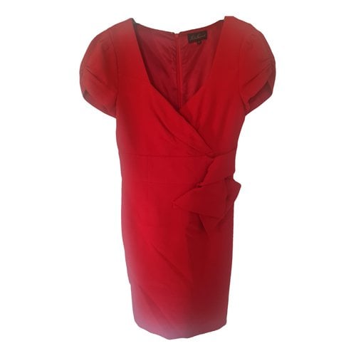 Pre-owned Luisa Spagnoli Wool Mid-length Dress In Red