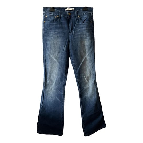 Pre-owned Tory Burch Bootcut Jeans In Blue