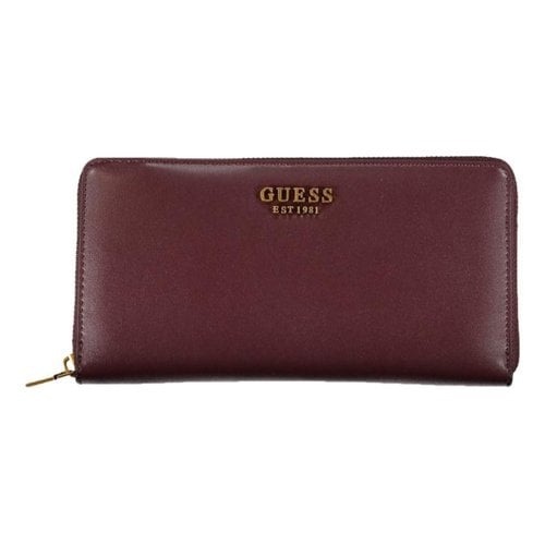Pre-owned Guess Wallet In Purple