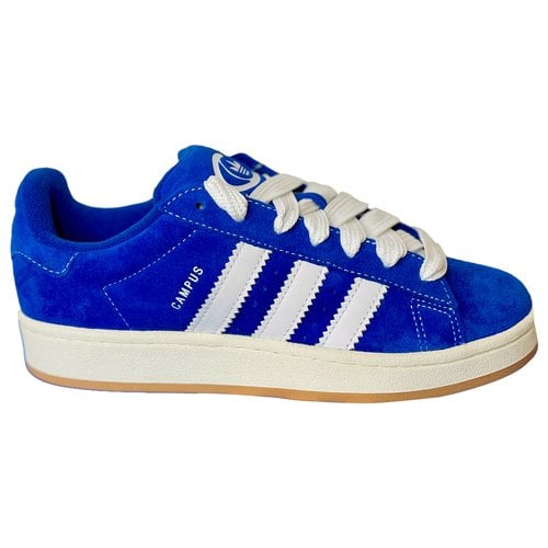 Pre-owned Adidas Originals Velvet Trainers In Blue