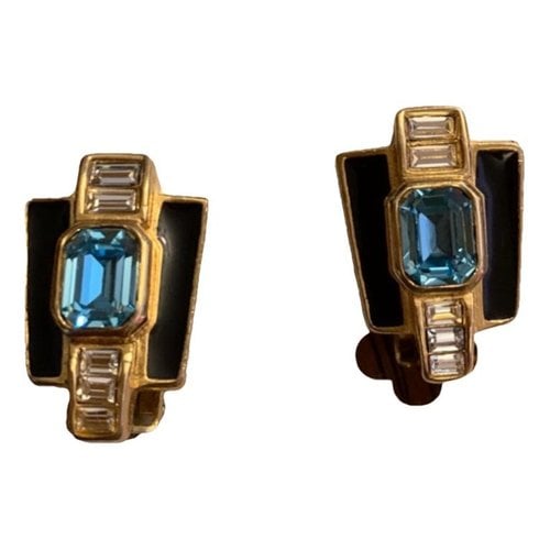 Pre-owned Dior Earrings In Gold
