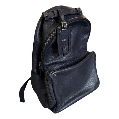 Pre-owned Valentino Garavani Leather Bag In Blue