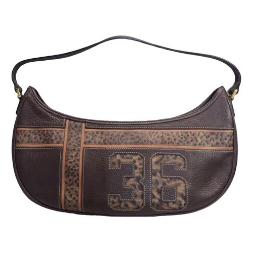 Pre-owned Leonard Leather Handbag In Brown