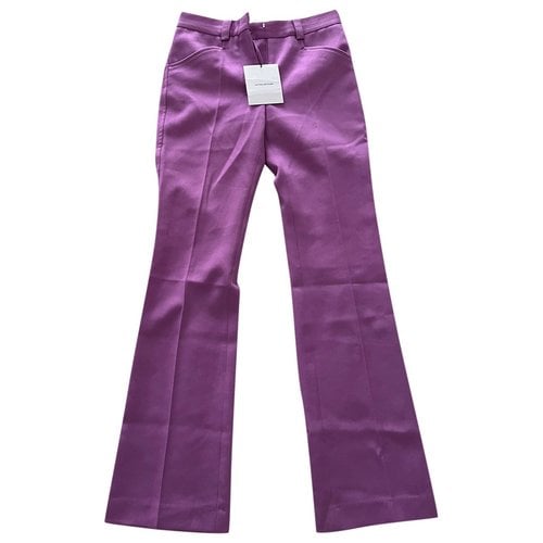Pre-owned Victoria Beckham Chino Pants In Purple