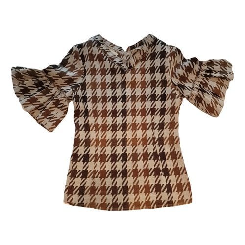 Pre-owned Marni Wool Blouse In Brown