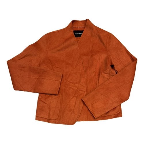 Pre-owned Iris Von Arnim Cashmere Jacket In Orange