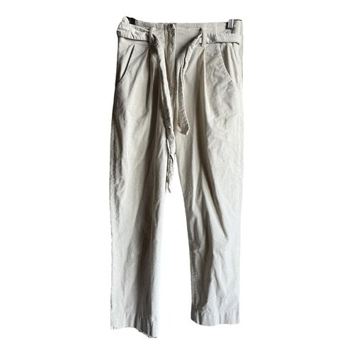 Pre-owned Ballantyne Large Pants In White