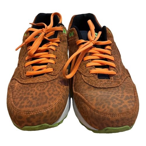 Pre-owned Nike Air Max 1 Low Trainers In Orange