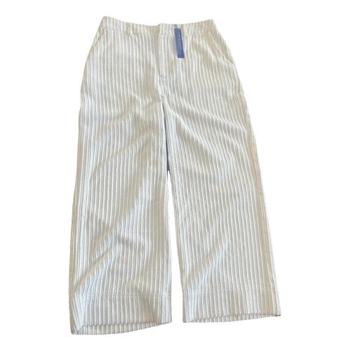 Pre-owned Elie Tahari Trousers In White