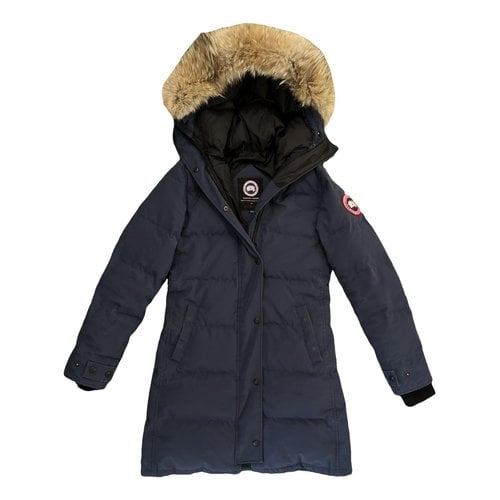 Pre-owned Canada Goose Shellburne Parka In Navy