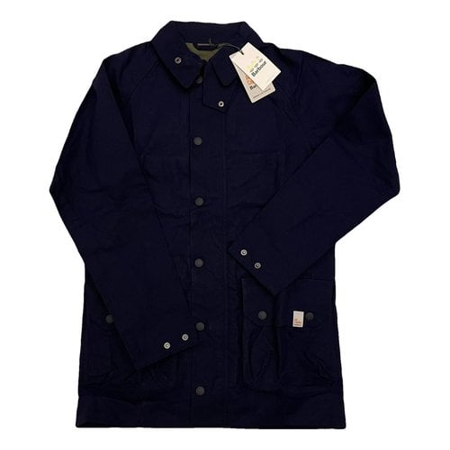 Pre-owned Barbour Vest In Blue