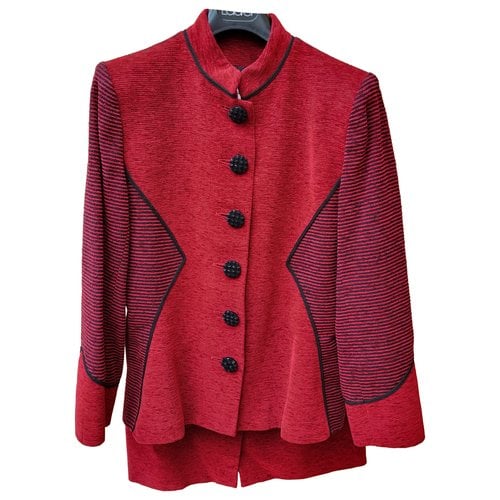 Pre-owned Saint Laurent Wool Suit Jacket In Red