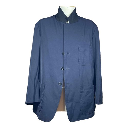Pre-owned Yohji Yamamoto Wool Vest In Blue
