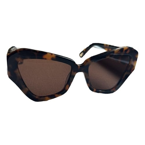 Pre-owned Lele Sadoughi Oversized Sunglasses In Other