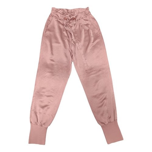 Pre-owned Ted Baker Trousers In Pink