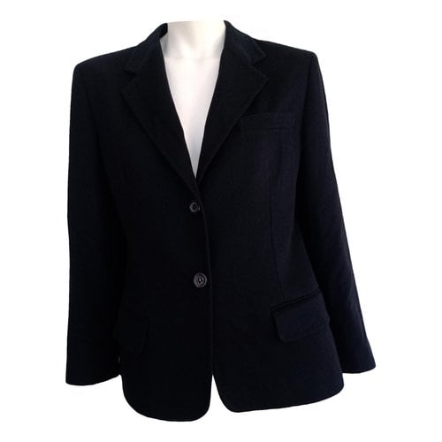 Pre-owned Marella Cashmere Short Vest In Black