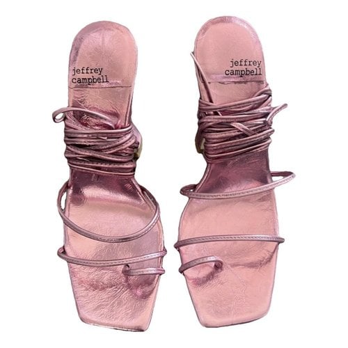 Pre-owned Jeffrey Campbell Leather Heels In Pink