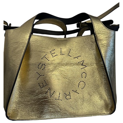 Pre-owned Stella Mccartney Leather Handbag In Gold