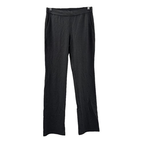 Pre-owned Eileen Fisher Trousers In Grey