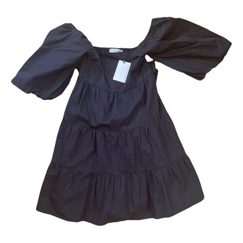 Pre-owned Faithfull The Brand Mini Dress In Black